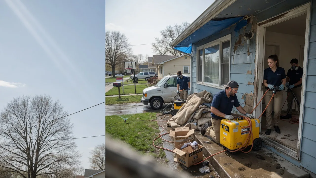 Basement Flood Cleanup in Higbee, MO near me